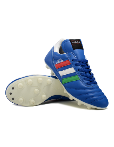 Adidas Mundial Team Astro TF Low-Tops Soccer Shoes - Blue/Green/Red
