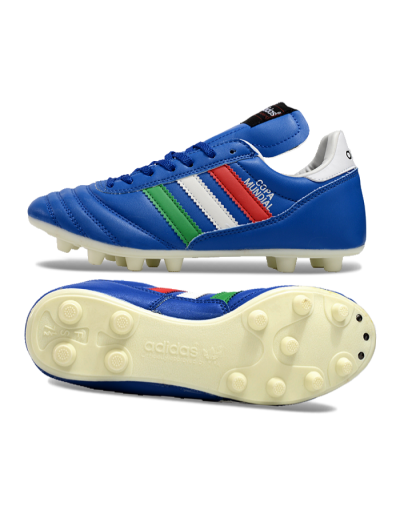 Adidas Mundial Team Astro TF Low-Tops Soccer Shoes - Blue/Green/Red