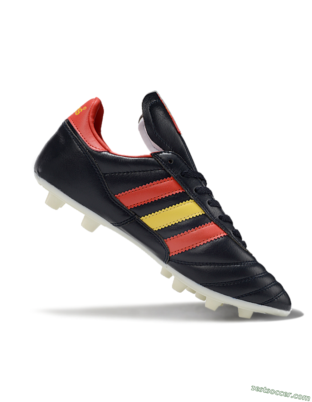 Adidas Mundial Team Astro TF Low-Tops Soccer Shoes - Black/Red/Yellow 4