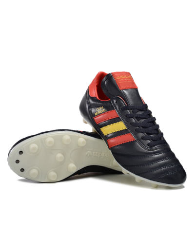 Adidas Mundial Team Astro TF Low-Tops Soccer Shoes - Black/Red/Yellow