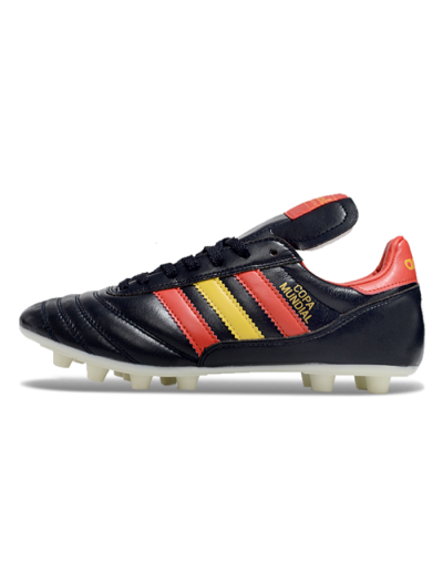 Adidas Mundial Team Astro TF Low-Tops Soccer Shoes - Black/Red/Yellow