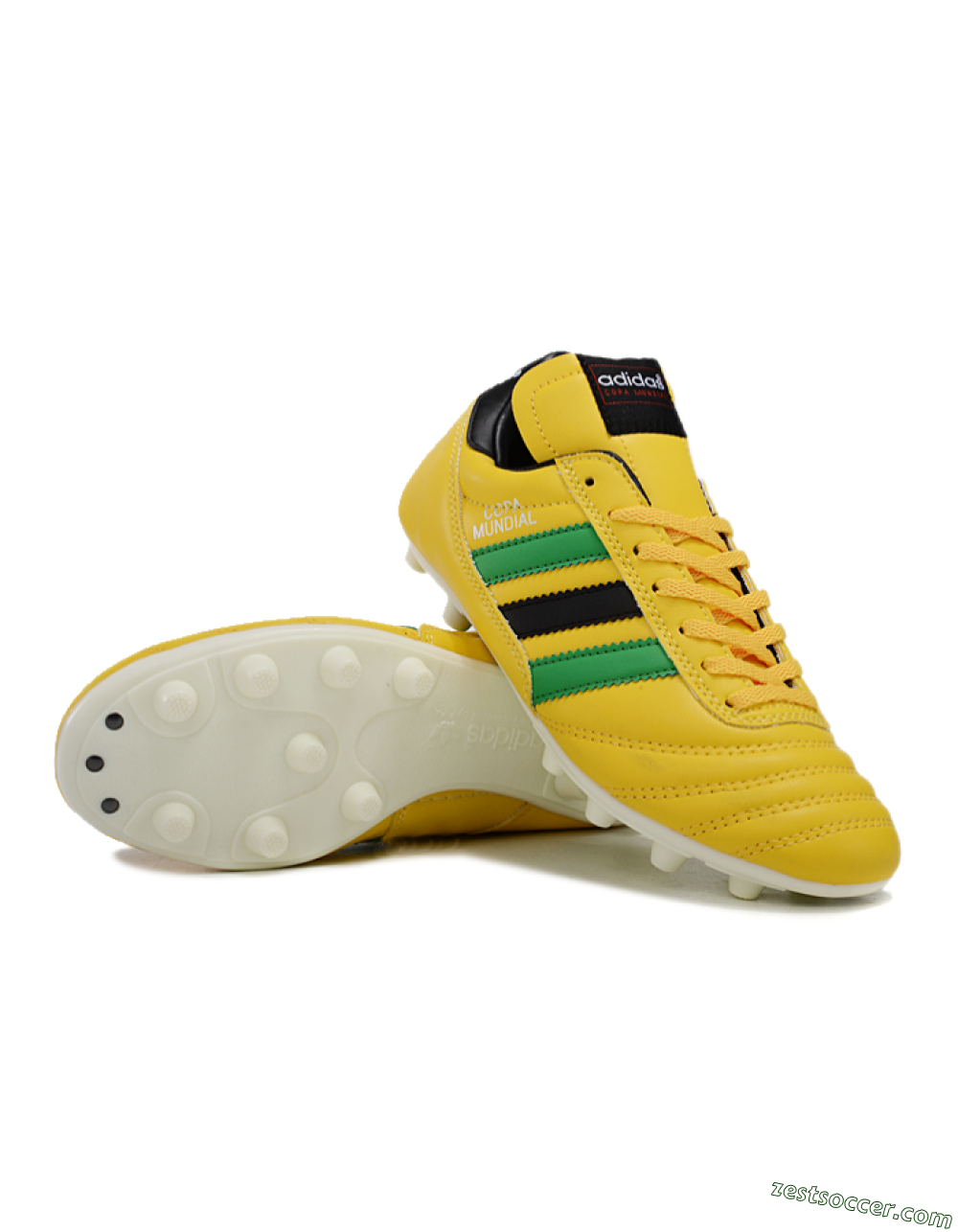 Adidas Mundial Team Astro TF Low-Tops Soccer Shoes - Yellow/Green/Black 3