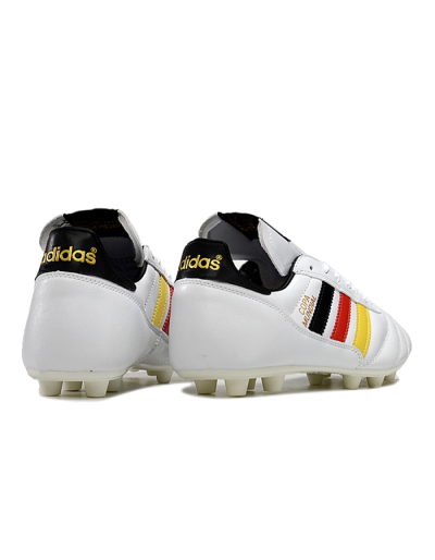 Adidas Mundial Team Astro TF Low-Tops Soccer Shoes - White/Black/Red/Yellow