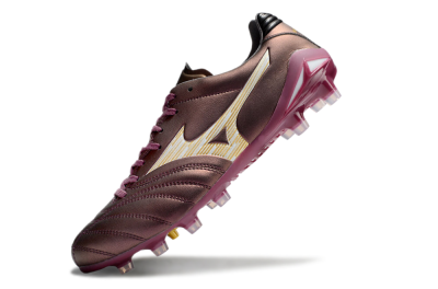 Mizuno Morelia Neo 4 FG Low-Tops Soccer Cleats - Red/White/Gold