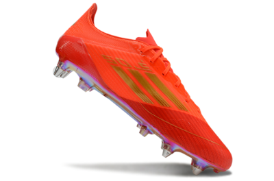 Adidas F50 Elite SG Low-Tops Soccer Cleats - Red/Gold