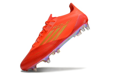 Adidas F50 Elite SG Low-Tops Soccer Cleats - Red/Gold