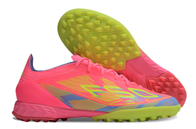 Adidas F50 Pro TF Low-Tops Soccer Shoes - Pink/Blue/Yellow