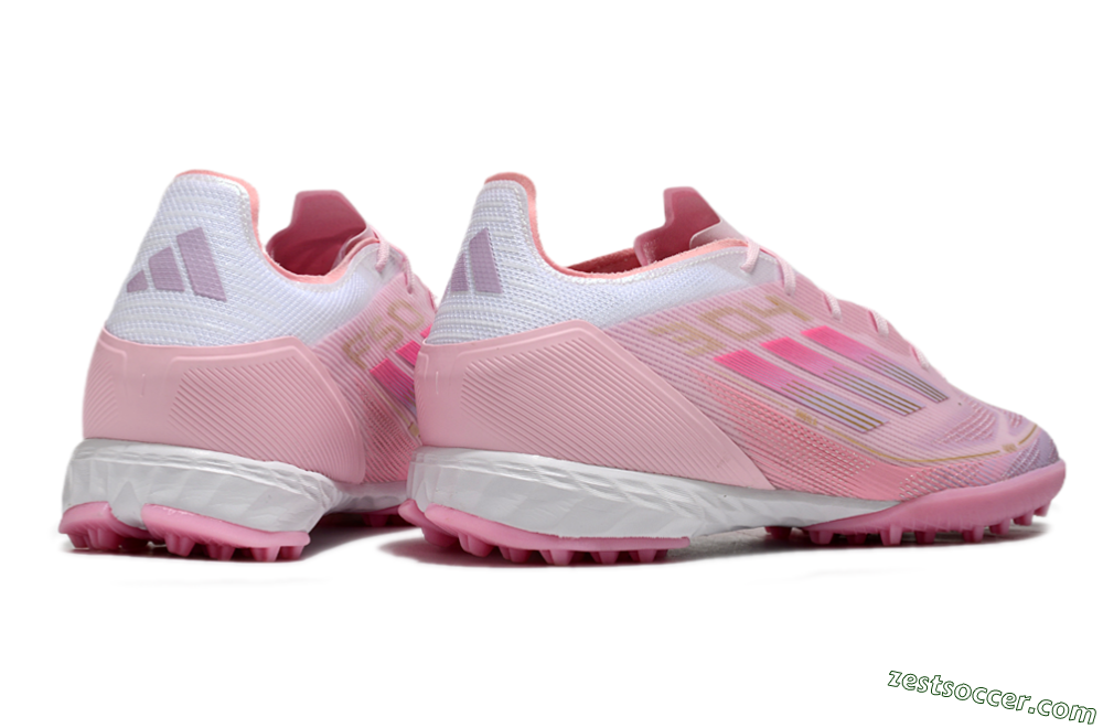 Adidas F50 Pro 304 TF Low-Tops Soccer Shoes - Pink/White/Purple 6