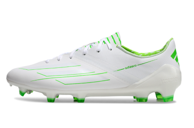 Adidas F50 Adizero FG Low-Tops Soccer Cleats - White/Green