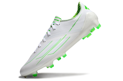 Adidas F50 Adizero FG Low-Tops Soccer Cleats - White/Green