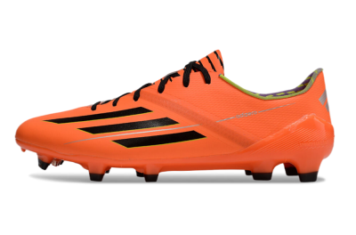 Adidas F50 Adizero FG Low-Tops Soccer Cleats - Red/Black/Yellow