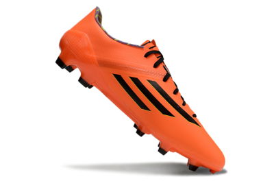 Adidas F50 Adizero FG Low-Tops Soccer Cleats - Red/Black/Yellow