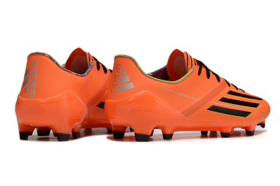 Adidas F50 Adizero FG Low-Tops Soccer Cleats - Red/Black/Yellow