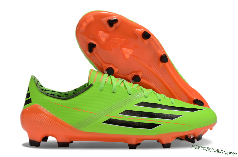 Adidas F50 Adizero FG Low-Tops Soccer Cleats - Yellow/Black/Red 0
