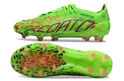Adidas Predator Elite 24 FG Low-Tops Soccer Cleats - Yellow/Blue/Purple