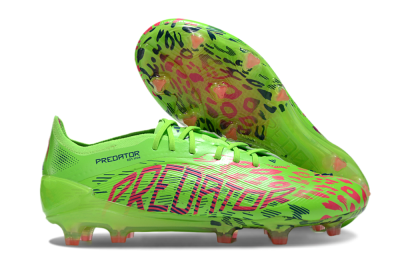 Adidas Predator Elite 24 FG Low-Tops Soccer Cleats - Yellow/Blue/Purple