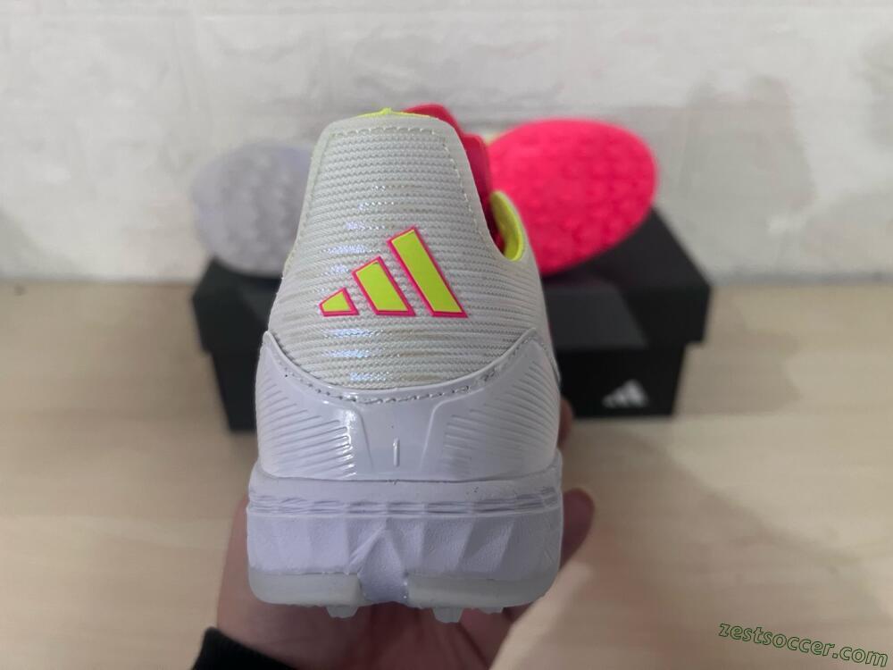 Adidas F50 Elite TF Low-Tops Soccer Shoes - White/Red/Yellow
