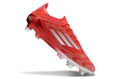 Adidas F50 Elite SG Low-Tops Soccer Cleats - Red/Silver