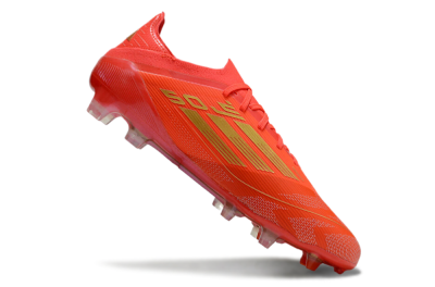 Adidas F50 Elite FG Low-Tops Soccer Cleats - Red/Gold