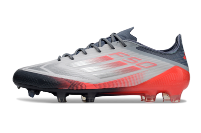 Adidas F50 Elite FG Low-Tops Soccer Cleats - Silver/White/Pink