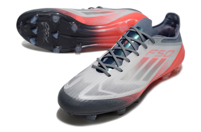 Adidas F50 Elite FG Low-Tops Soccer Cleats - Silver/White/Pink