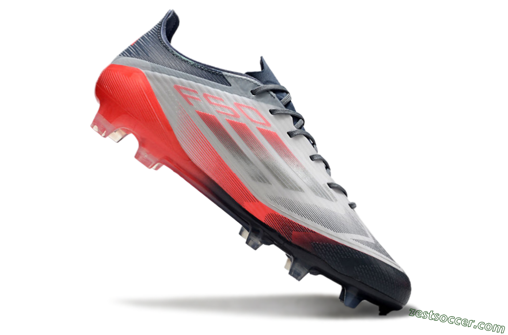 Adidas F50 Elite FG Low-Tops Soccer Cleats - Silver/White/Pink 4
