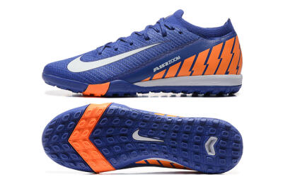 Nike Air Zoom Mercurial Vapor 16 Elite TF Low-Tops Soccer Shoes - Blue/White/Orange