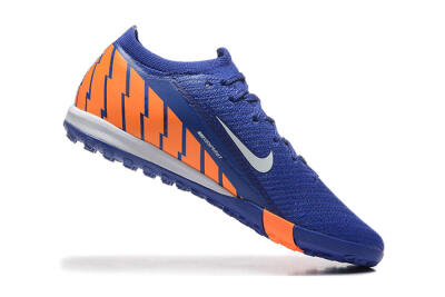 Nike Air Zoom Mercurial Vapor 16 Elite TF Low-Tops Soccer Shoes - Blue/White/Orange