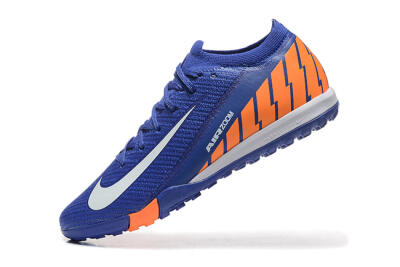 Nike Air Zoom Mercurial Vapor 16 Elite TF Low-Tops Soccer Shoes - Blue/White/Orange