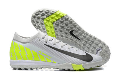Nike Air Zoom Mercurial Vapor 16 Elite TF Low-Tops Soccer Shoes - Grey/Yellow/Silver