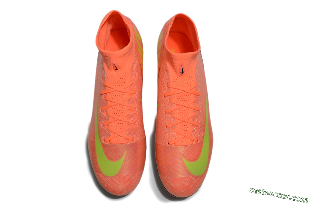 Nike Air Zoom Mercurial Superfly 10 Elite SG High-Tops Soccer Cleats - Red/Yellow/Black 4