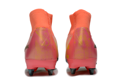Nike Air Zoom Mercurial Superfly 10 Elite SG High-Tops Soccer Cleats - Red/Yellow/Black