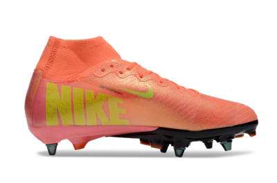 Nike Air Zoom Mercurial Superfly 10 Elite SG High-Tops Soccer Cleats - Red/Yellow/Black
