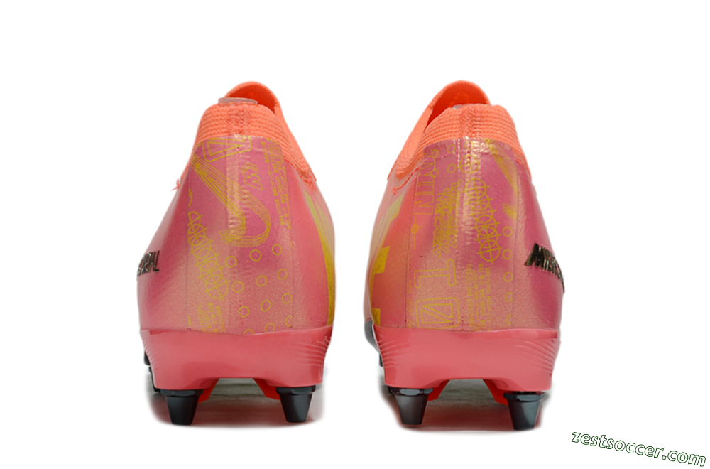 Nike Air Zoom Mercurial Vapor 16 Elite SG Low-Tops Soccer Cleats - Red/Yellow/Black 5