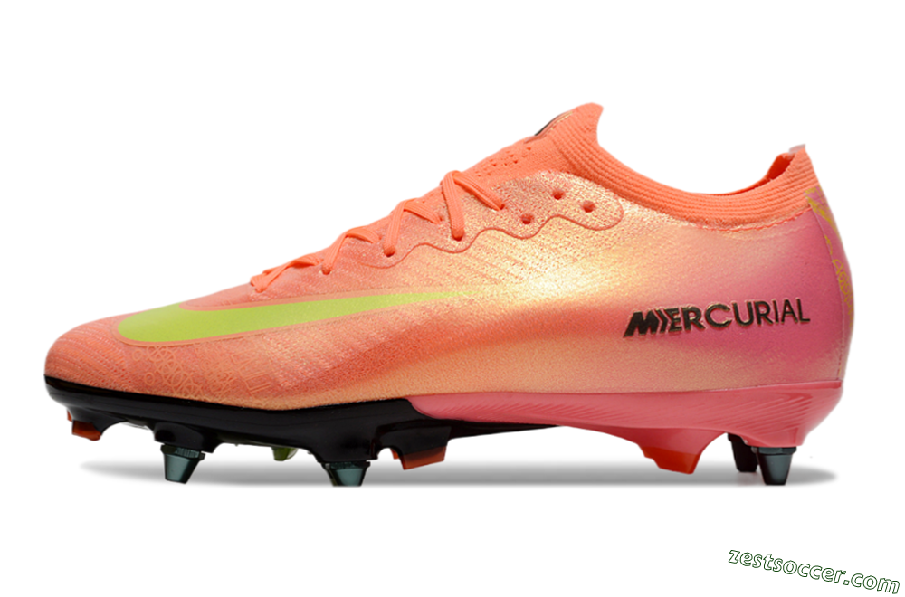 Nike Air Zoom Mercurial Vapor 16 Elite SG Low-Tops Soccer Cleats - Red/Yellow/Black 2