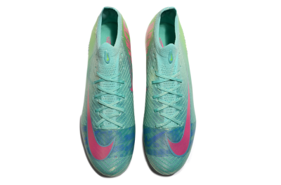 Nike Air Zoom Mercurial Vapor 16 Elite SG Low-Tops Soccer Cleats - Jade/Pink/Blue