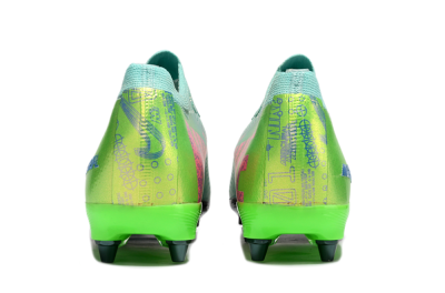 Nike Air Zoom Mercurial Vapor 16 Elite SG Low-Tops Soccer Cleats - Jade/Pink/Blue