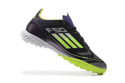 Adidas F50 Pro TF Low-Tops Soccer Shoes - Purple/Yellow/White