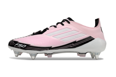 Messi x Adidas F50 Elite SG Low-Tops Soccer Cleats - Pink/White/Black
