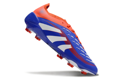 Adidas Predator 25 Elite FG Low-Tops Soccer Cleats - Blue/White/Red