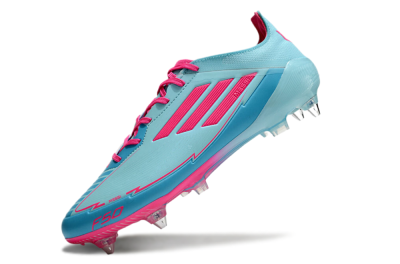 Messi x Adidas F50 Elite SG Low-Tops Soccer Cleats - Jade/Blue/Red