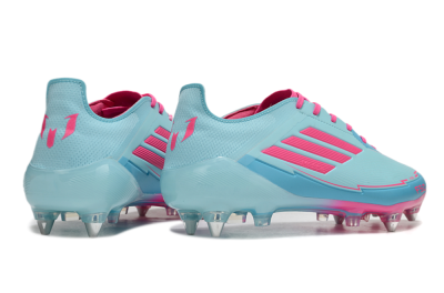 Messi x Adidas F50 Elite SG Low-Tops Soccer Cleats - Jade/Blue/Red