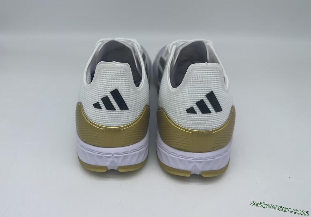 Adidas F50 Pro TF Low-Tops Soccer Shoes - White/Black/Yellow