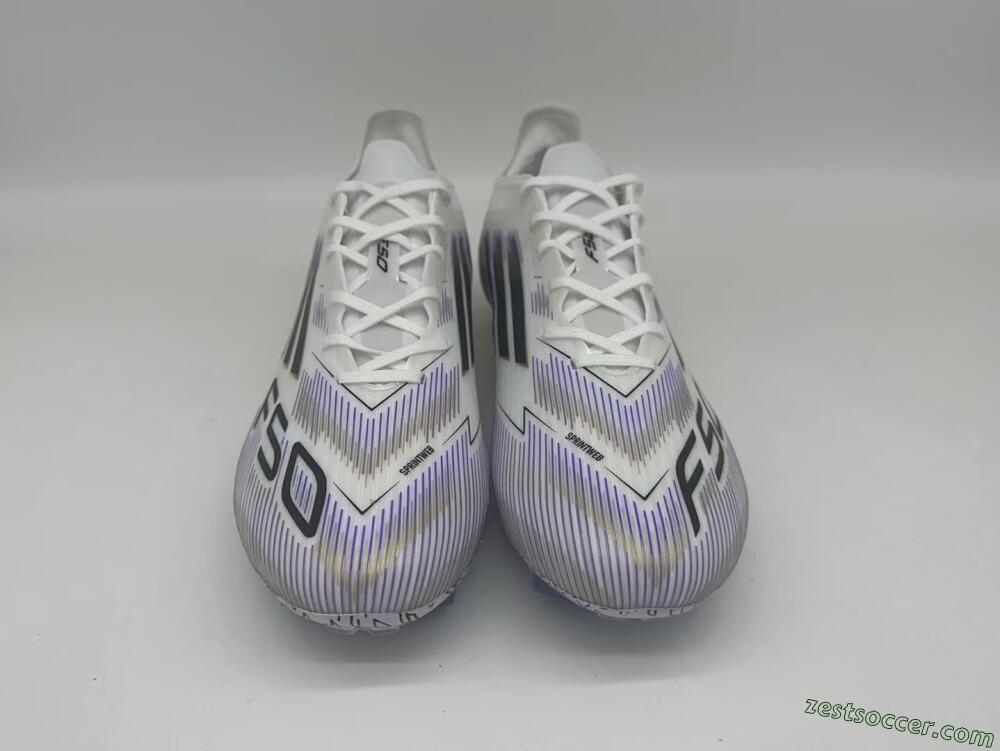 Adidas F50 Elite FG Low-Tops Soccer Cleats - White/Black/Yellow