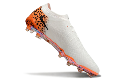 Nike Phantom Luna Elite AG Low-Tops Soccer Cleats - White/Orange/Black