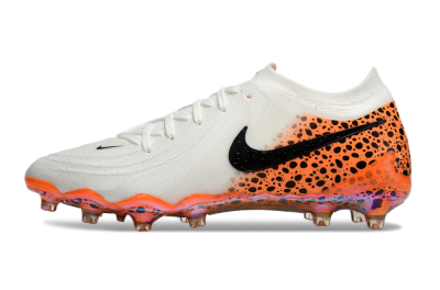 Nike Phantom Luna Elite AG Low-Tops Soccer Cleats - White/Orange/Black