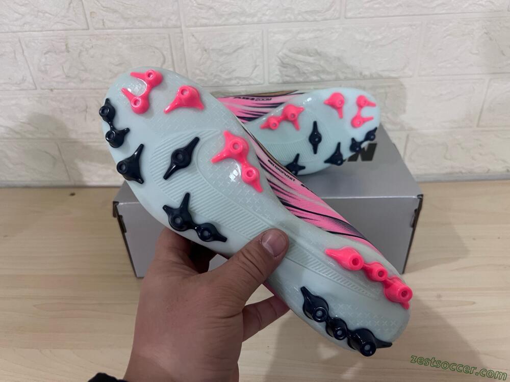 Nike Air Zoom Mercurial Superfly 10 Elite AG High-Tops Soccer Cleats - Jade/Gold/Pink