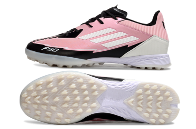 Adidas F50 Pro TF Low-Tops Soccer Shoes - Pink/Black/White