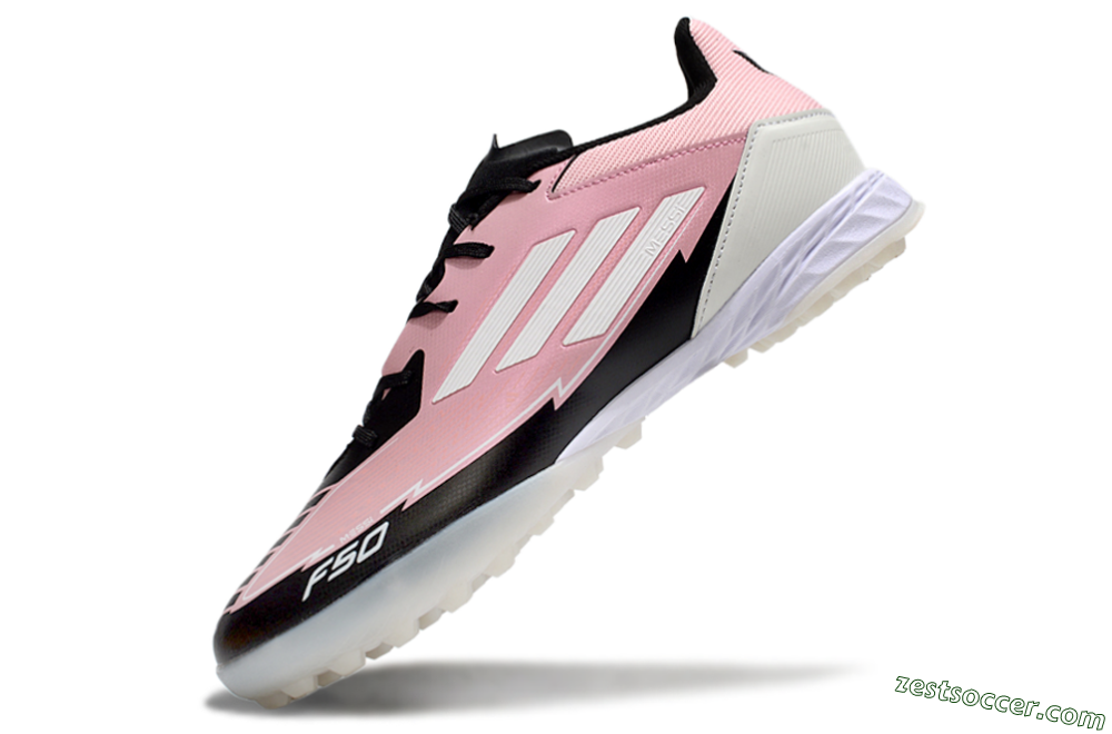 Adidas F50 Pro TF Low-Tops Soccer Shoes - Pink/Black/White 5