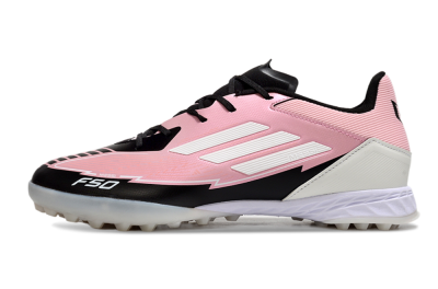 Adidas F50 Pro TF Low-Tops Soccer Shoes - Pink/Black/White